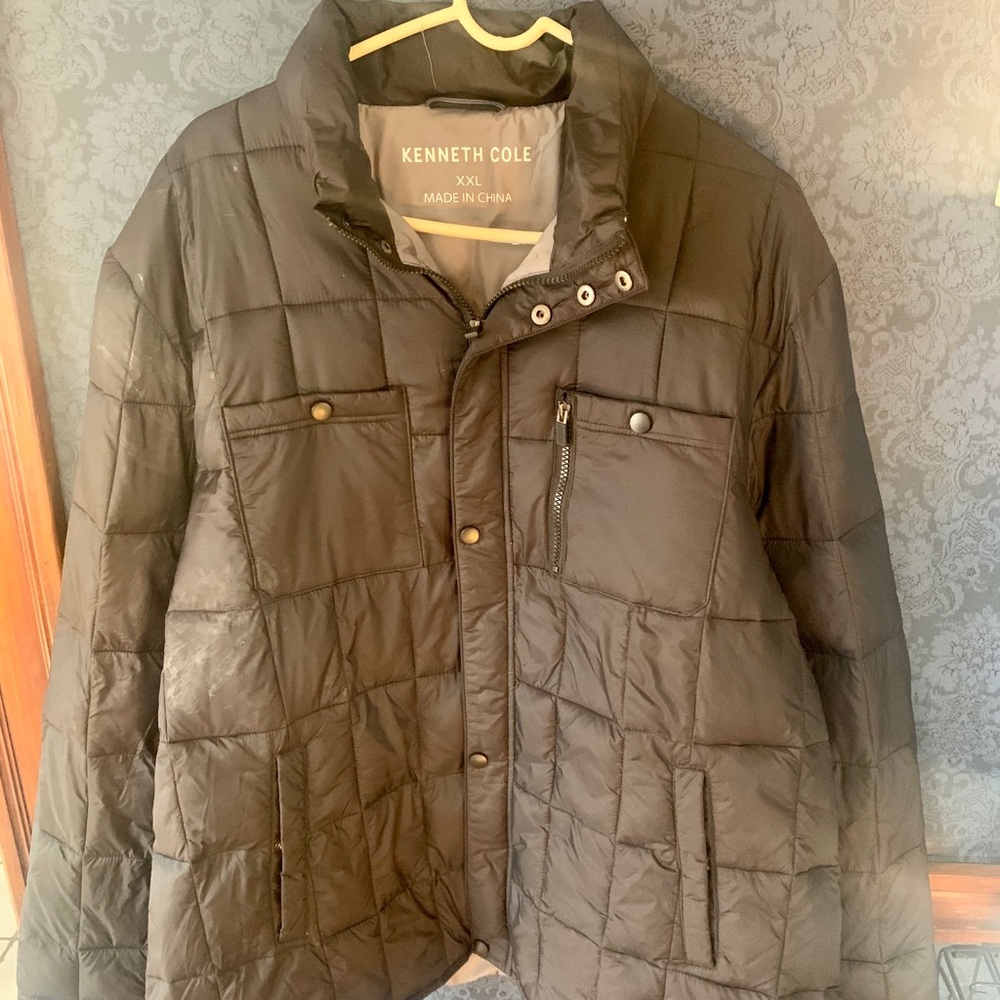 Kenneth Cole mens quilted jacket.